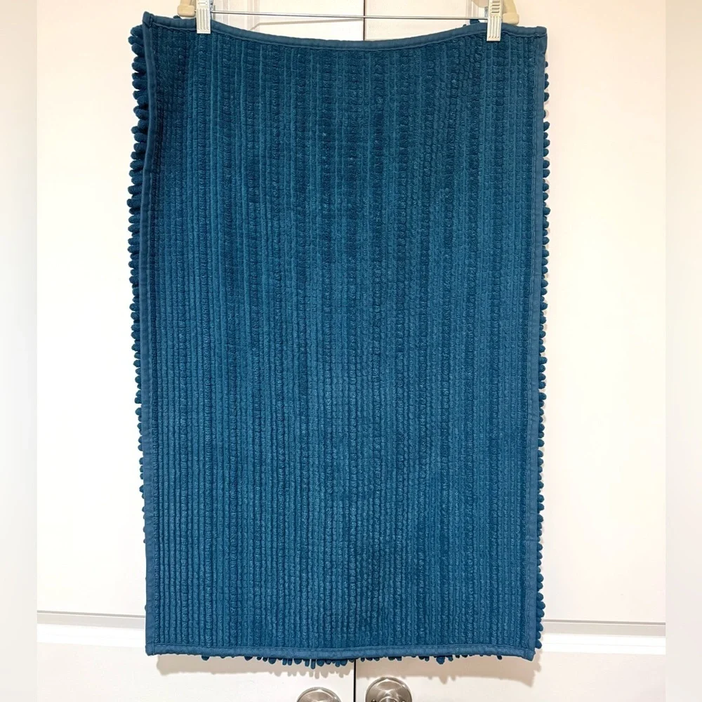 Ultra soft microfiber Chenille noodle bath rug (set of 2) 31* 20